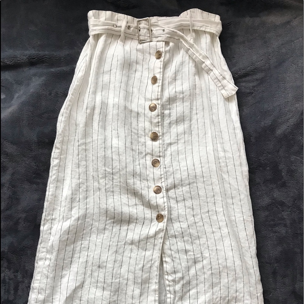 Stripped Long Skirt